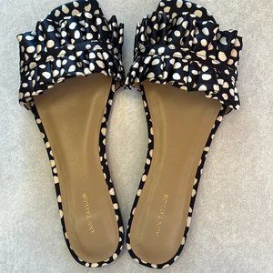 Ann Taylor - Bea Animal Print Slide Sandals